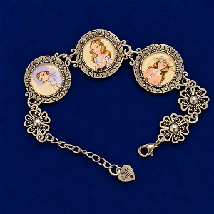 Ellowyne/Tonner Illustration Triple Round Bracelet